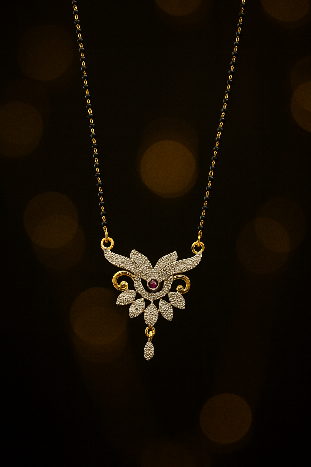 Graceful-Leaf-Motif-Mangal-Sutra
