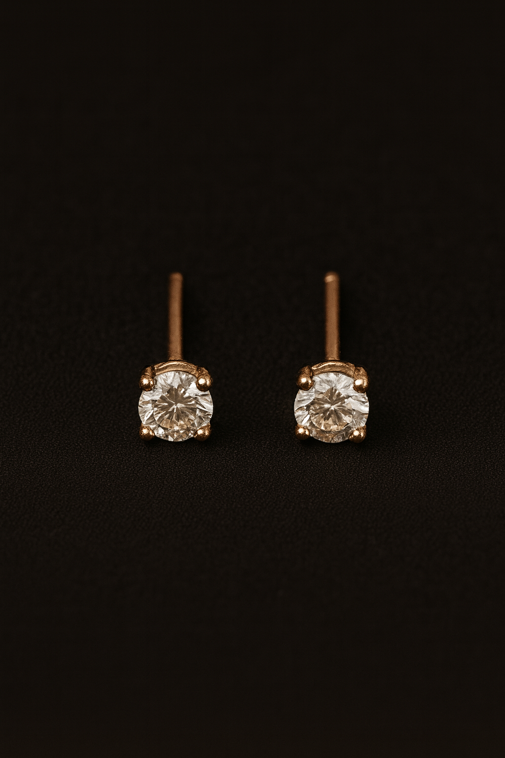 Elegant Floral Diamond-Cut Necklace Set in Rose Gold Finish